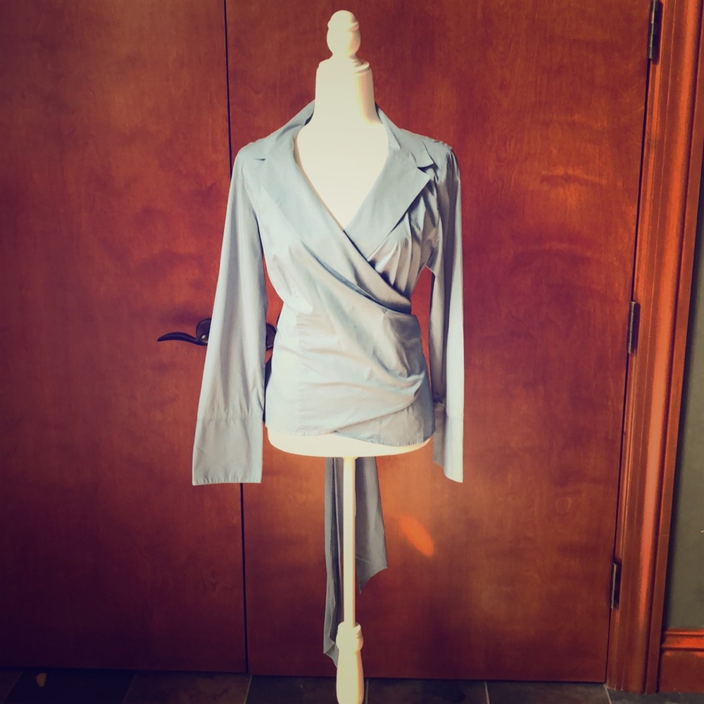 Ann Taylor wrap blouse